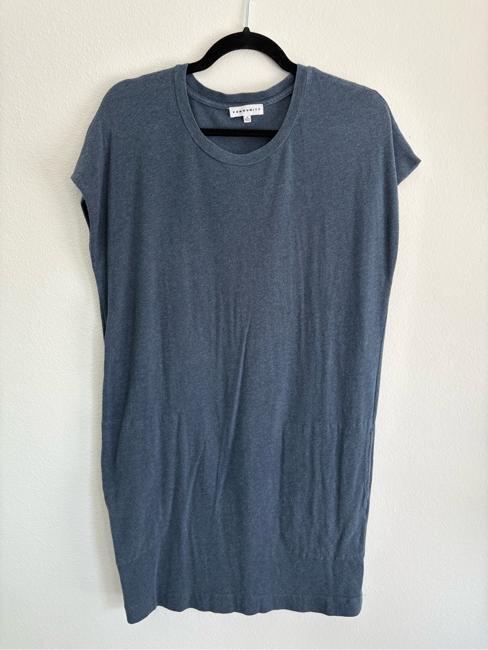 COMMUNITY Slate Blue Tee Dress